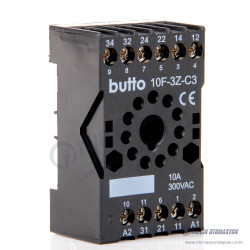 10F-3Z-C3 (SC-63) 11 Pin Ray Tipi Röle Soketi