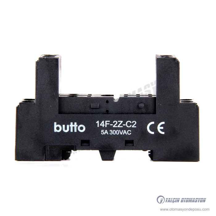 14F-2Z-C2 (SC-42) 8 Pin Ray Montaj Kısa Tip Röle Soketi (14F-2P / 40.52 Röle İçin) – BUTTO 14F-2Z-C2 (SC-42) 8 Pin Ray Montaj Kısa Tip Röle Soketi (14F-2P / 40.52 Röle İçin) – BUTTO