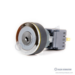 22M16-6112 16-22mm Yuvarlak Gövde 0-1 Anahtarlı Kalıcı Buton 22M16-6112 16-22mm Yuvarlak Gövde 0-1 Anahtarlı Kalıcı Buton
