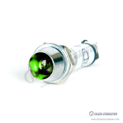 AD22-8T-024-G Yeşil 8mm Metal LED Sinyal 12-24V AC/DC AD22-8T-024-G Yeşil 8mm Metal LED Sinyal 12-24V AC/DC