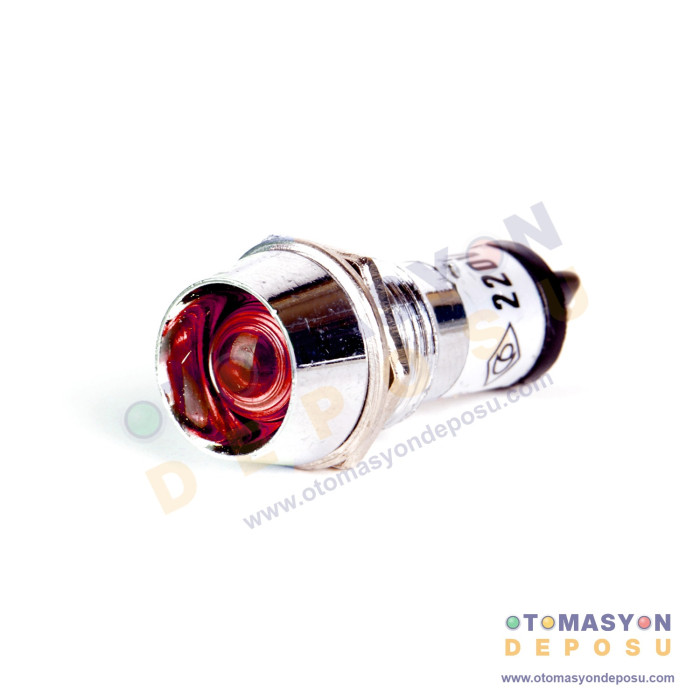AD22C-12T-024-R 12mm LED Metal Sinyal Kırmızı – LEAGLO AD22C-12T-024-R 12mm LED Metal Sinyal Kırmızı – LEAGLO