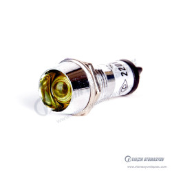AD22C-12T-024-Y 12mm LED Metal Sinyal Sarı AD22C-12T-024-Y 12mm LED Metal Sinyal Sarı