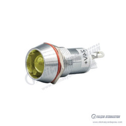 AD22C-12T-Y 12mm Ultra Parlak LED Sinyal 24V AC/DC ve 220V AC Seçenekli Sarı AD22C-12T-Y 12mm Ultra Parlak LED Sinyal 24V AC/DC ve 220V AC Seçenekli Sarı