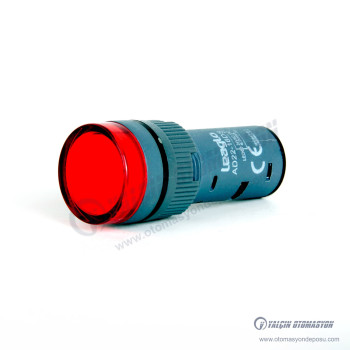 AD22-16DS-23R 16mm LED ışıklı kırmızı sinyal lambası 6-24V AC/DC AD22-16DS-23R 16mm LED ışıklı kırmızı sinyal lambası 6-24V AC/DC