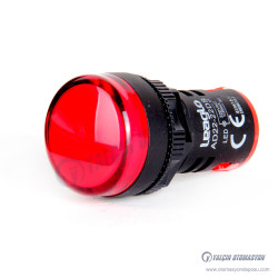 AD22-22DS--23R 22mm Yuvarlak Gövdeli Plastik Sinyal Lambası Kırmızı LED Işıklı 24V AC /DC AD22-22DS--23R 22mm Yuvarlak Gövdeli Plastik Sinyal Lambası Kırmızı LED Işıklı 24V AC /DC