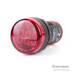 AD22-22VM-DC-R Kırmızı 22mm Yuvarlak DC Voltmetre 5-60V AD22-22VM-DC-R Kırmızı 22mm Yuvarlak DC Voltmetre 5-60V