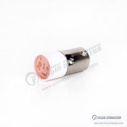 Ba9S-RD Kırmızı LED Buton Lambası 12-24V AC/DC Ba9S-RD Kırmızı LED Buton Lambası 12-24V AC/DC