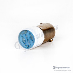Ba9S-BD Mavi LED Buton Lambası 12-24V AC/DC Ba9S-BD Mavi LED Buton Lambası 12-24V AC/DC