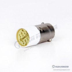 Ba9S-YD Sarı LED Buton Lambası 12-24V AC/DC Ba9S-YD Sarı LED Buton Lambası 12-24V AC/DC