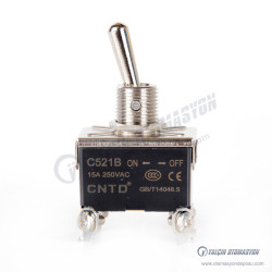 C521B Kalıcı Tip Toggle Switch 4 Pin ON-OFF 15A 250V C521B Kalıcı Tip Toggle Switch 4 Pin ON-OFF 15A 250V