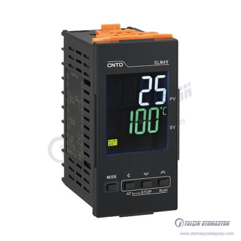 CLN4V-462 48x96mm LCD Ekranlı PID Isı Kontrol Cihazı Röle + SSR Çıkışlı 2 Alarm - 100-240V AC
