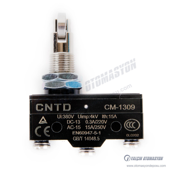 CM-1309 Ters Makaralı Pimli Mikro Switch 15A 250V – CNTD CM-1309 Ters Makaralı Pimli Mikro Switch 15A 250V – CNTD