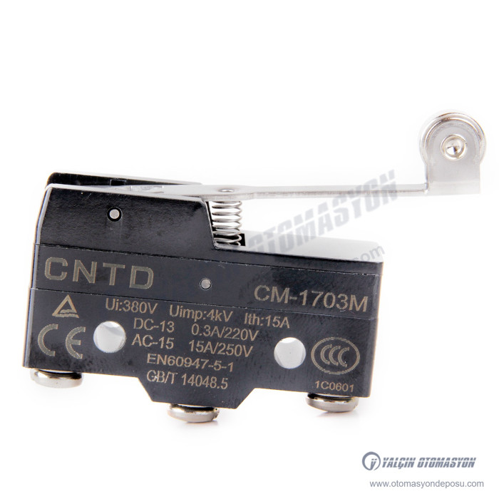 CM-1703M Uzun İnce Pimli Mikro Switch 15A 250V – CNTD CM-1703M Uzun İnce Pimli Mikro Switch 15A 250V – CNTD