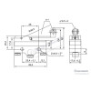 CM-1703M Uzun İnce Pimli Mikro Switch 15A 250V teknik çizim ve ölçüleri CM-1703M Uzun İnce Pimli Mikro Switch 15A 250V teknik çizim ve ölçüleri