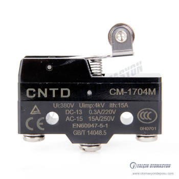 CM-1704 Kısa Palet Makaralı Mikro Switch 15A 250V