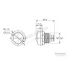 EJ12-231-AB 12mm Işıksız Bombeli Mavi Kafa Yaylı Buton ıp67 teknik çizim ve ölçüleri EJ12-231-AB 12mm Işıksız Bombeli Mavi Kafa Yaylı Buton ıp67 teknik çizim ve ölçüleri