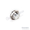 EJ16-261-PM-YD 16mm Paslanmaz Çelik Ultra Kısa Boy Çıkık Kafa Yaylı 6-24V DC Sarı Işıklı Tact Buton – ürün görseli 2