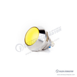 EJ12-231-AY 12mm Işıksız Bombeli Sarı Kafa Yaylı Buton ıp67 EJ12-231-AY 12mm Işıksız Bombeli Sarı Kafa Yaylı Buton ıp67