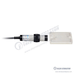 G18-2B2LB (CGY18E-R2KB) Reflektörlü Plastik Fotosel 2 metre Algılama Mesafesi 90-250V AC NC 2 metre 2 Kablolu