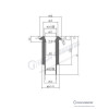 G8-130-15-GA2 8mm Metal Sinyal Lambası 15cm Kablolu 220V Yeşil teknik çizim ve ölçüleri G8-130-15-GA2 8mm Metal Sinyal Lambası 15cm Kablolu 220V Yeşil teknik çizim ve ölçüleri