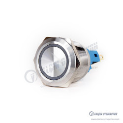 GM22-371-YD 22mm Paslanmaz Çelik Düz Kafa Sarı Işıklı Kalıcı Buton 6-24V DC, 1NO+1NC IP67 GM22-371-YD 22mm Paslanmaz Çelik Düz Kafa Sarı Işıklı Kalıcı Buton 6-24V DC, 1NO+1NC IP67