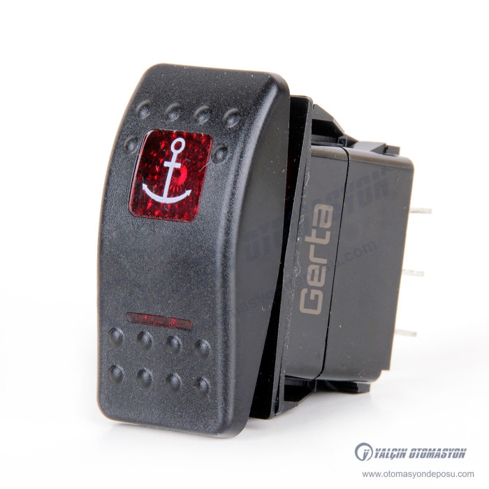 GRC-421AR Carling Tipi Kırmızı Çift Yön Çift Kutup, Kalıcı Çift Led Işıklı 12V/20A-24V/10A DC 2NO 1-0-2 – GERTA GRC-421AR Carling Tipi Kırmızı Çift Yön Çift Kutup, Kalıcı Çift Led Işıklı 12V/20A-24V/10A DC 2NO 1-0-2 – GERTA