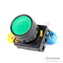 HQ22-3110-G 22mm Delik Uyumlu Plastik Yuvarlak Işıksız Yeşil Kalıcı Buton 1NC Kontak IP65 HQ22-3110-G 22mm Delik Uyumlu Plastik Yuvarlak Işıksız Yeşil Kalıcı Buton 1NC Kontak IP65