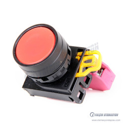 HQ22-2101-R 22mm Delik Uyumlu Plastik Işıksız Kırmızı Yaylı Yuvarlak Buton 1NC Kontak IP65 HQ22-2101-R 22mm Delik Uyumlu Plastik Işıksız Kırmızı Yaylı Yuvarlak Buton 1NC Kontak IP65