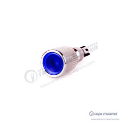 J8-160P-BD 8mm IP67 Metal Sinyal Lambası 6-24VDC Mavi J8-160P-BD 8mm IP67 Metal Sinyal Lambası 6-24VDC Mavi