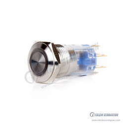 J16-272-E-RD 16mm Metal Kırmızı LED Işıklı Yaylı Buton J16-272-E-RD 16mm Metal Kırmızı LED Işıklı Yaylı Buton