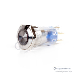 J16-272-E-RA2 16mm Metal Kırmızı LED Işıklı Yaylı Buton J16-272-E-RA2 16mm Metal Kırmızı LED Işıklı Yaylı Buton