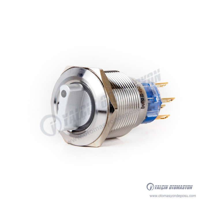 J22-472-0-RD 22mm Metal Kırmızı LED Işıklı 0-(1) Yaylı Mandal Buton – BUTTO J22-472-0-RD 22mm Metal Kırmızı LED Işıklı 0-(1) Yaylı Mandal Buton – BUTTO