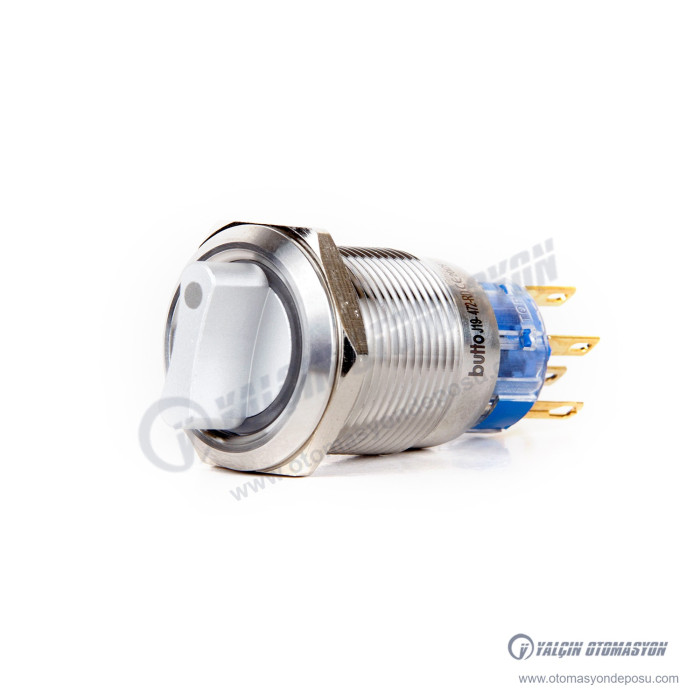 J19-472-0-BA2 19mm Metal Mavi LED Işıklı 0-(1) Yaylı Mandal Buton – BUTTO J19-472-0-BA2 19mm Metal Mavi LED Işıklı 0-(1) Yaylı Mandal Buton – BUTTO