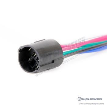 J16-8P-15 16mm Buton Uyumlu Soket 15cm Kablolu