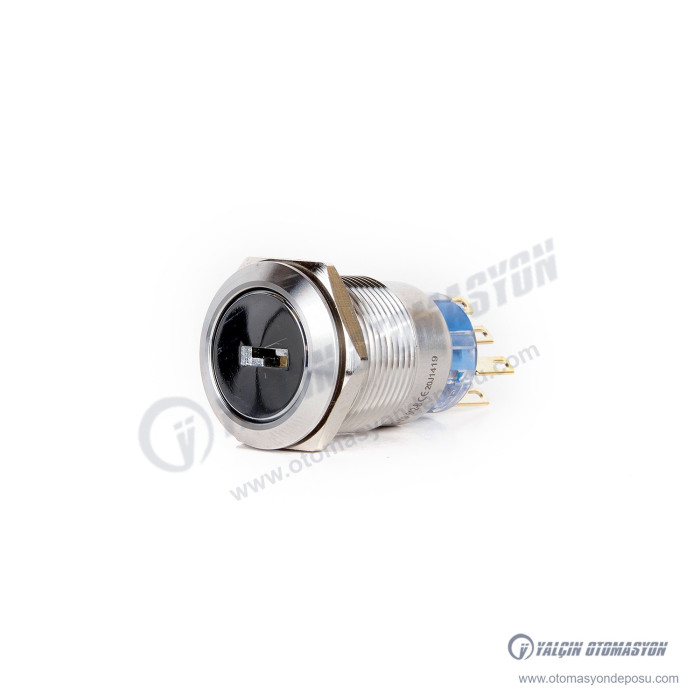 J19-712-1 19mm Işıksız (1)-0-(2) Yaylı Anahtarlı Buton – BUTTO J19-712-1 19mm Işıksız (1)-0-(2) Yaylı Anahtarlı Buton – BUTTO