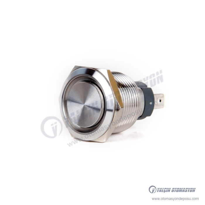 J19-C-311 19mm Paslanmaz Çelik Düz KafaKalıcı Buton 1NO 20A, IP67 Işıksız – BUTTO J19-C-311 19mm Paslanmaz Çelik Düz KafaKalıcı Buton 1NO 20A, IP67 Işıksız – BUTTO