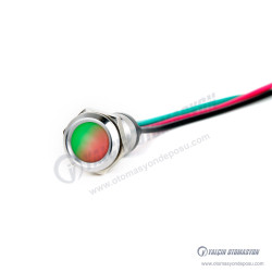 J6-170QL-GRD 6mm Metal Sinyal Lambası 15cm Kablolu 6-24V DC Çift Renk Yeşil-Kırmızı J6-170QL-GRD 6mm Metal Sinyal Lambası 15cm Kablolu 6-24V DC Çift Renk Yeşil-Kırmızı