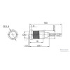 J10-150QL-BD 10mm Metal Sinyal Lambası 15cm Kablolu 6-24V Mavi – ürün görseli 2 J10-150QL-BD 10mm Metal Sinyal Lambası 15cm Kablolu 6-24V Mavi – ürün görseli 2