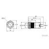 J16-261-E-GD 16mm Metal Yeşil LED Işıklı Yaylı Buton teknik çizim ve ölçüleri J16-261-E-GD 16mm Metal Yeşil LED Işıklı Yaylı Buton teknik çizim ve ölçüleri
