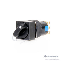 K16-522-3 16mm Kare Gövde 1-0-2 Mandallı Kalıcı Buton K16-522-3 16mm Kare Gövde 1-0-2 Mandallı Kalıcı Buton