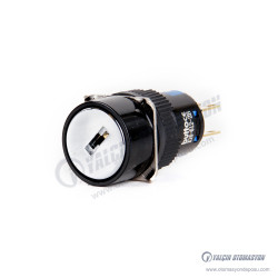 K16-712-3 16mm Yuvarlak Gövde 1-0-2 Anahtarlı Kalıcı Buton K16-712-3 16mm Yuvarlak Gövde 1-0-2 Anahtarlı Kalıcı Buton