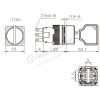 K16-612-2 16mm Yuvarlak Gövde 0-1 Anahtarlı Kalıcı Buton – ürün görseli 3 K16-612-2 16mm Yuvarlak Gövde 0-1 Anahtarlı Kalıcı Buton – ürün görseli 3