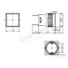 K16-180-WD 16mm Kare Gövde Sinyal Lambası Beyaz Işıklı 12-24V teknik çizim ve ölçüleri K16-180-WD 16mm Kare Gövde Sinyal Lambası Beyaz Işıklı 12-24V teknik çizim ve ölçüleri