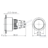 K16-G-170-RA2 16-22mm Yuvarlak Gövde Sinyal Lambası Kırmızı Işıklı 220V – ürün görseli 3 K16-G-170-RA2 16-22mm Yuvarlak Gövde Sinyal Lambası Kırmızı Işıklı 220V – ürün görseli 3