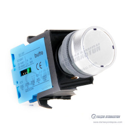 SD22-3710-WD 22mm Delik Çapına Uyumlu Plastik Gövdeli Beyaz Mavi 12-24V AC/DC Işıklı Kalıcı Buton 1NO IP65 SD22-3710-WD 22mm Delik Çapına Uyumlu Plastik Gövdeli Beyaz Mavi 12-24V AC/DC Işıklı Kalıcı Buton 1NO IP65