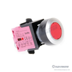SD30-3701-RA2 Ledli 30mm Plastik Yuvarlak Kalıcı Buton 220V AC 1NC Kontak Kırmızı SD30-3701-RA2 Ledli 30mm Plastik Yuvarlak Kalıcı Buton 220V AC 1NC Kontak Kırmızı