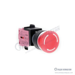 SD30-8101 Kırmızı 30mm Plastik Acil Stop Butonu 1NC Kontak SD30-8101 Kırmızı 30mm Plastik Acil Stop Butonu 1NC Kontak