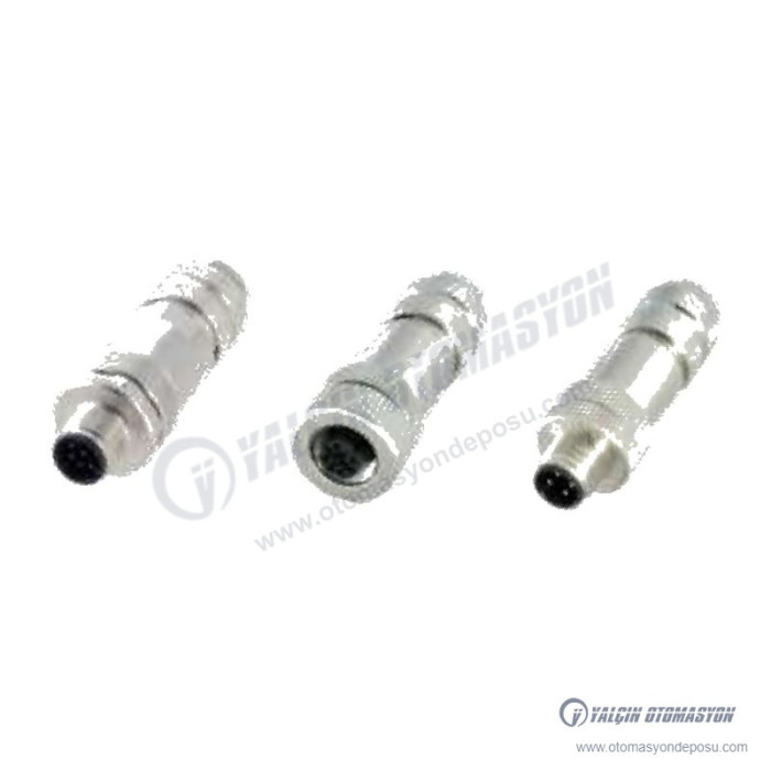 SL012-AM-F05S M12 A Kod Düz 5 Pinli Dişi Konnektör Metal Gövde – SELİ SL012-AM-F05S M12 A Kod Düz 5 Pinli Dişi Konnektör Metal Gövde – SELİ