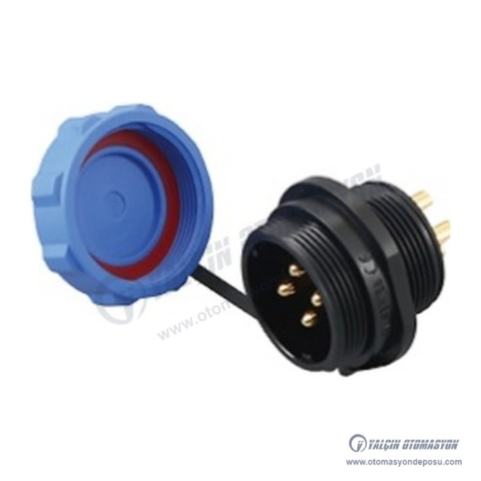 SP21P-2M Makine Tipi 2Pin Erkek Ip68 Konnektör – SELİ SP21P-2M Makine Tipi 2Pin Erkek Ip68 Konnektör – SELİ