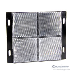 TD-01 Fotosel Uyumlu Beyaz Reflektör Kare 100x100mm Dört Köşeden Bağlantı Delikli TD-01 Fotosel Uyumlu Beyaz Reflektör Kare 100x100mm Dört Köşeden Bağlantı Delikli